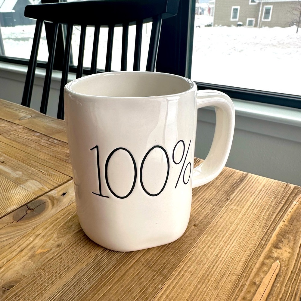 Rae Dunn 100% mug